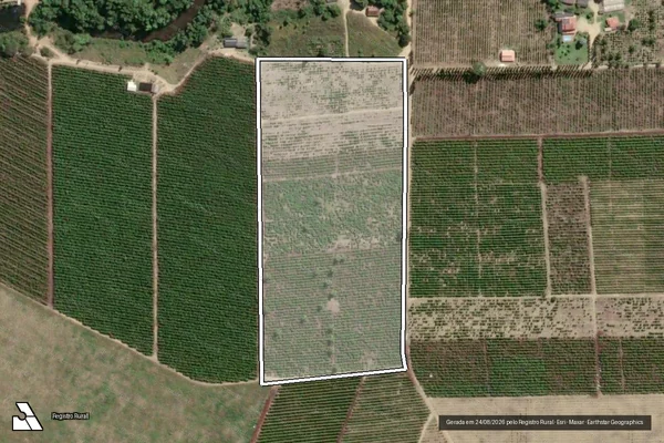 Imagem de satélite de FAZENDA SALVADOR - PARCELA 02 em São Mateus - ES