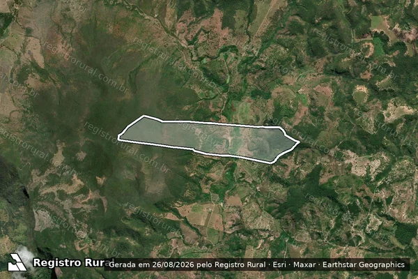 Imagem de satélite de FAZENDA KRANT - Parte 1 em Jequitinhonha - MG