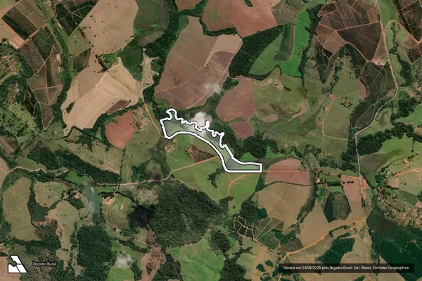 Imagem de satélite de Fazenda São José - Fazenda São José em Três Pontas - MG