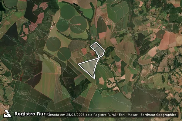 Imagem de satélite de Fazenda Cachoeira Gleba B - PARTE 1 em Mogi Guaçu - SP