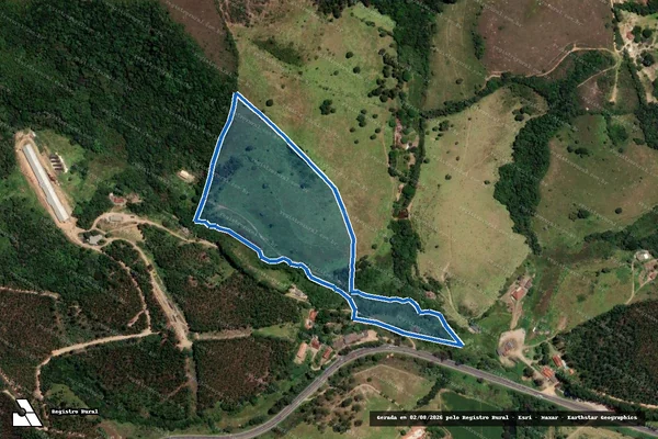 Imagem de satélite de SERRÃO - Parte 1 em Barbacena - MG