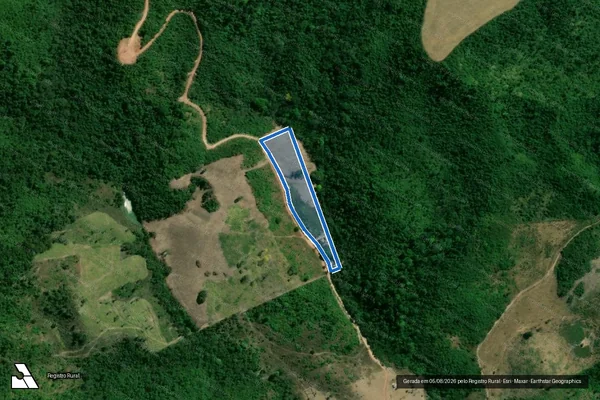 Imagem de satélite de Fazenda Alto Verde - Parcela B em Bom Jesus do Tocantins - PA