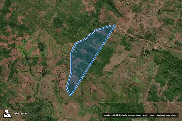 Imagem de satélite de FAZENDA COCALINHO - 03 em Itaguatins - TO