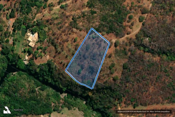 Imagem de satélite de FAZENDA SANTO ANTÔNIO DA LAPA - CHÁCARA 02 - Parte 2 em Santana do Riacho - MG