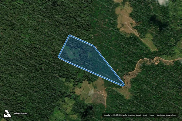 Imagem de satélite de Lote 04 ? Seringal Porongaba - Lote 04 ? Seringal Porongaba em Sena Madureira - AC
