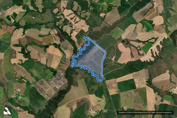 Imagem de satélite de Fazenda Ana Thalea II - Parte 1 em Castro - PR