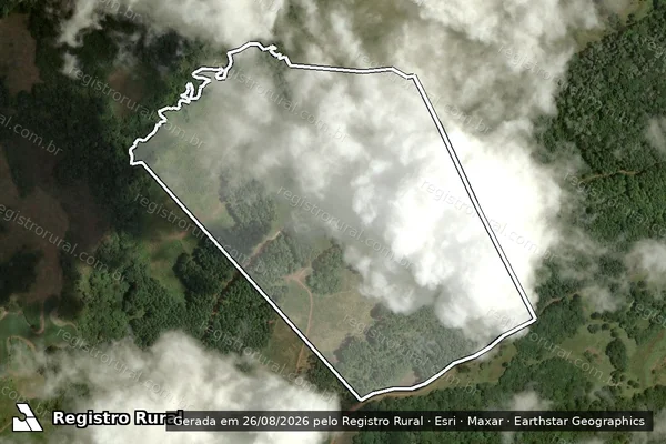 Imagem de satélite de Fazenda Cerro Alegre - Parte 1 em Curitibanos - SC
