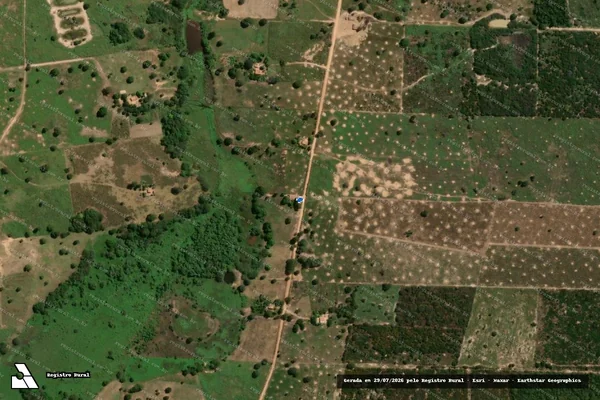 Imagem de satélite de Caixa d água - Área Comunitária 45 - PA Angical - Área Comunitaria 45 em Angical - BA