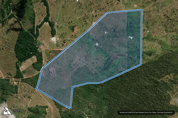 Imagem de satélite de FAZENDA CANAÃ, DATA FORMOSA em Amarante do Maranhão - MA