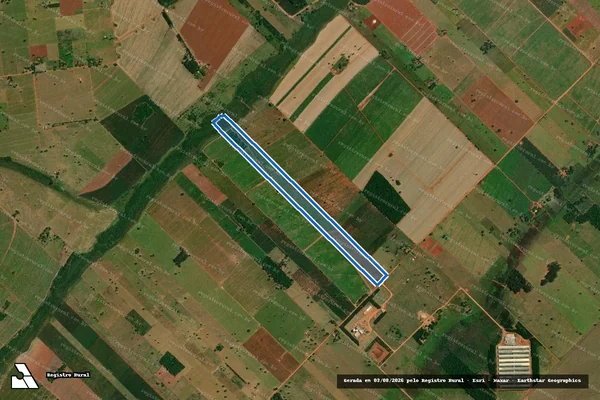 Imagem de satélite de Sitio Sagrado Coracao de Jesus - Parte 1 em Ivinhema - MS