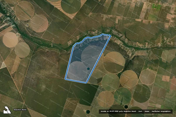 Imagem de satélite de Fazenda Pinhalzinho - Parte 1 em Barreiras - BA