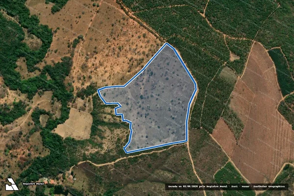 Imagem de satélite de Fazenda Maringá-1 - Gleba 02 em Jaboticatubas - MG