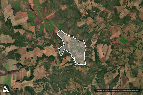 Imagem de satélite de FAZENDA LAGOA FORMOSA - Parcela 1 em Palmeirópolis - TO