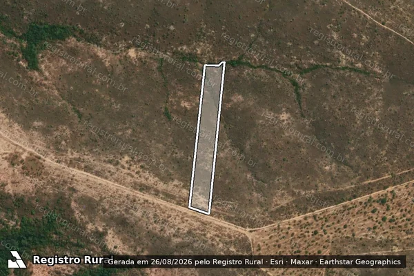 Imagem de satélite de Fazenda Tamanduá - Gleba 297 em Curvelo - MG