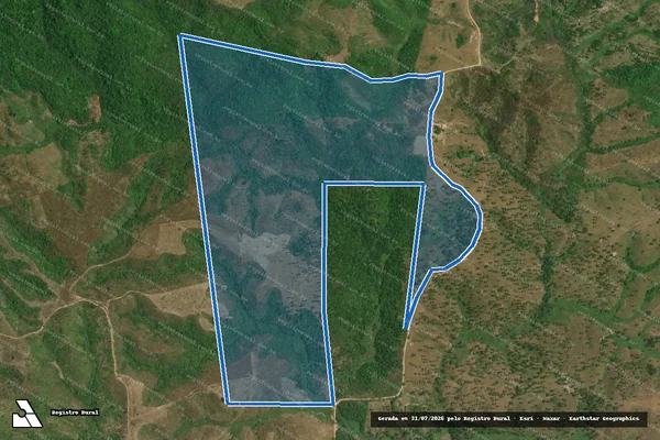 Imagem de satélite de GLEBA NOVA OLINDA - FAZENDA PANTANAL em Alto Alegre do Pindaré - MA