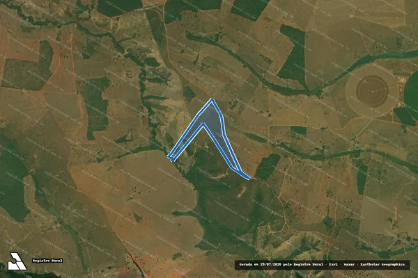 Imagem de satélite de Fazenda Japão - PARCELA 02 em Quartel Geral - MG