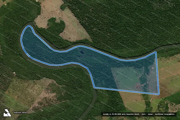 Imagem de satélite de FAZENDA BEIRA RIO - Parte 1 em Aripuanã - MT