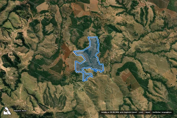 Imagem de satélite de FAZENDA MACAUBAS E BARREIRO, LUGARES "RODEIRO", "CACHOEIRA" E "BARREIRO"  - Gleba A em Carmo do Paranaíba - MG