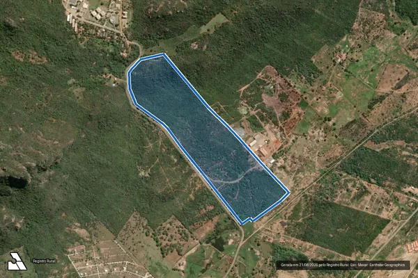 Imagem de satélite de Fazenda Porteiras - Parte 1 em Serra Talhada - PE