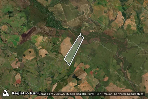 Imagem de satélite de RANCHO SANTA TEREZA - GLEBA 1 em Alegrete - RS