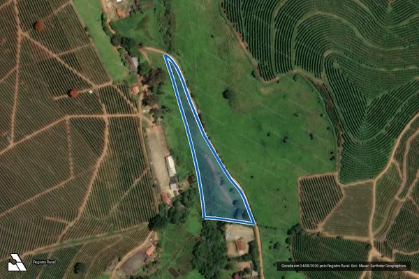 Imagem de satélite de Fazenda Perereca - Gleba B em Machado - MG
