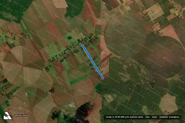 Imagem de satélite de Projeto de Assentamento Itamarati I - ESTRADA VICINAL ? 122 em Ponta Porã - MS