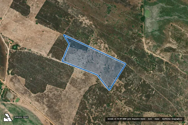 Imagem de satélite de SÍTIO BOCA DO MATO ? LOTE 2550 - Parte 1 em Tabuleiro do Norte - CE