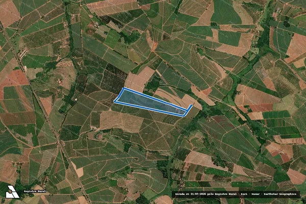 Imagem de satélite de Sitio Santo Antonio - Parte 1 em Pirangi - SP