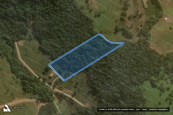 Imagem de satélite de Vale do Luar - GLEBA 10 em Brumadinho - MG