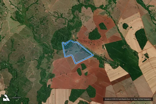 Imagem de satélite de FAZENDA SANTA MARIA DE CIMA - Gleba A em Itumbiara - GO