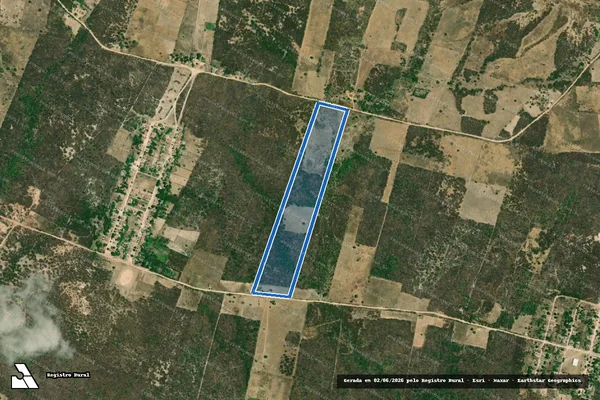 Imagem de satélite de Projeto de Assentamento Santa Maria  ? lote 169 - Parte 1 em Ipanguaçu - RN