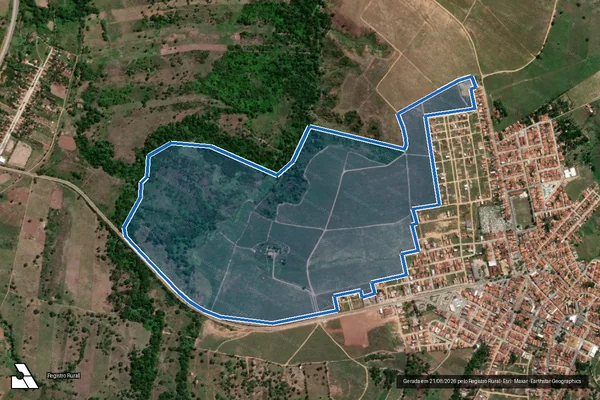 Imagem de satélite de Fazenda Sapé - Parte 1 em Japaratuba - SE
