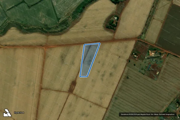 Imagem de satélite de Fazenda Campos da Vacaria ? Gleba B - LOTE 31 em Rio Brilhante - MS