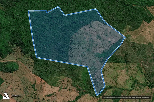 Imagem de satélite de FAZENDA CACHOEIRA GRANDE em Araguatins - TO
