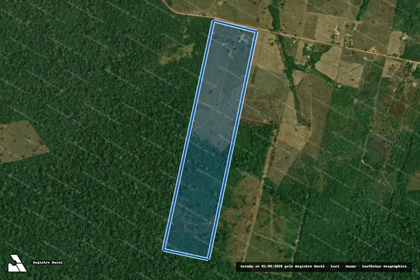 Imagem de satélite de PA_Monte_Sinai_Lote 74_TD-067680 - Parte 1 em Rorainópolis - RR