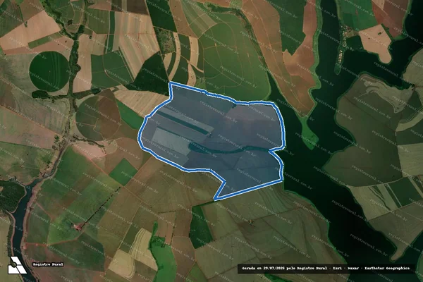 Imagem de satélite de FAZENDA ANTAS em Rancharia - SP