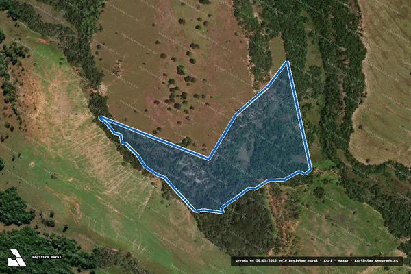 Imagem de satélite de Fazenda Cervo da Lagoa - Matrícula 11.642 em Alto Araguaia - MT