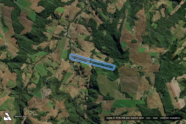 Imagem de satélite de SITIO WESTPHAL - SITIO WESTPHAL - GLEBA A em Chapadão do Lageado - SC