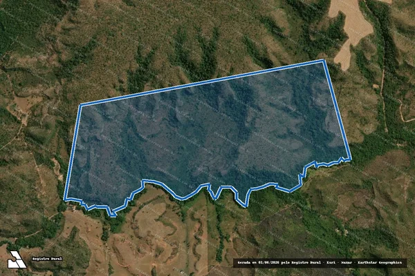 Imagem de satélite de Fazenda Formiga - Única em Campos Lindos - TO