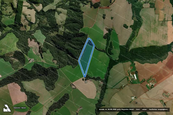 Imagem de satélite de Fazenda Montana - 2 - Matrícula 2370 em Arapoti - PR