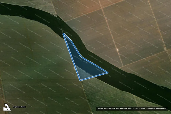 Imagem de satélite de Fazenda Chaparral II - Gleba 01 em Correntina - BA