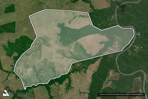 Imagem de satélite de FAZENDA PARAISO - Parte 1 em Tomé-Açu - PA