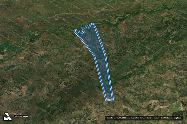 Imagem de satélite de Lote 2 (parte da Faz. Bom Jesus do Taquari) - Parte 1 em Corumbá - MS