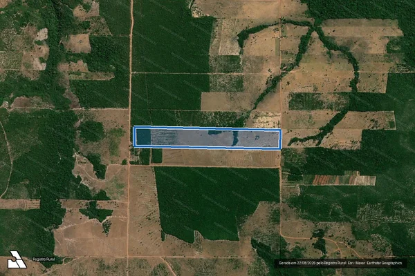 Imagem de satélite de LOTE 13 LINHA 24 KAPA 28/SITIO BOA ESPERANÇA  / Parte 1