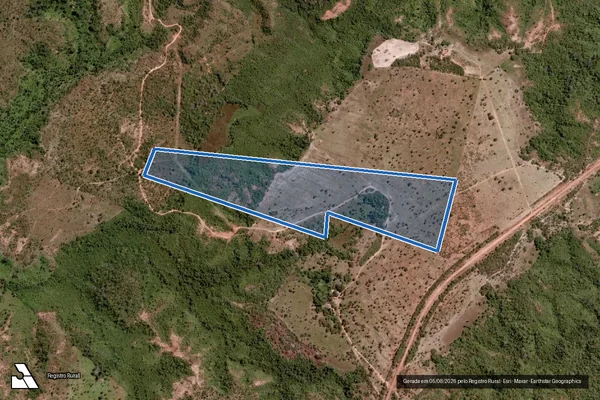 Imagem de satélite de FAZENDA CHAPARRAL - Parte 1 em Recursolândia - TO
