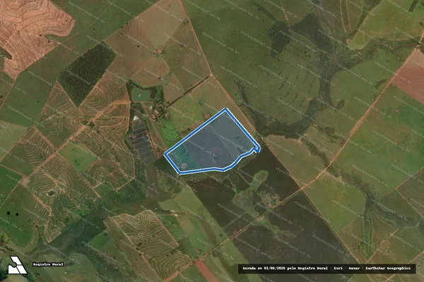Imagem de satélite de SITIO SANTA CLARA I - 001 em Getulina - SP