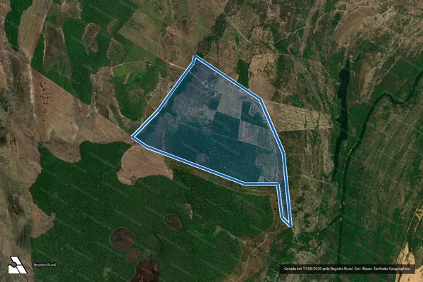 Imagem de satélite de Fazenda Bela Vista - Parte 2 em Conceição do Araguaia - PA