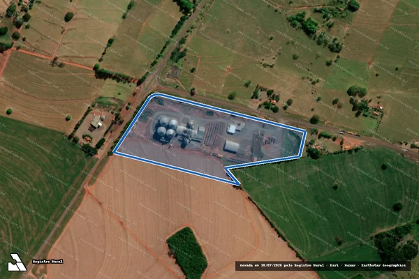 Imagem de satélite de FAZENDA ÁGUAS DA VALA - FAZENDA ÁGUAS DA VALA em Iepê - SP