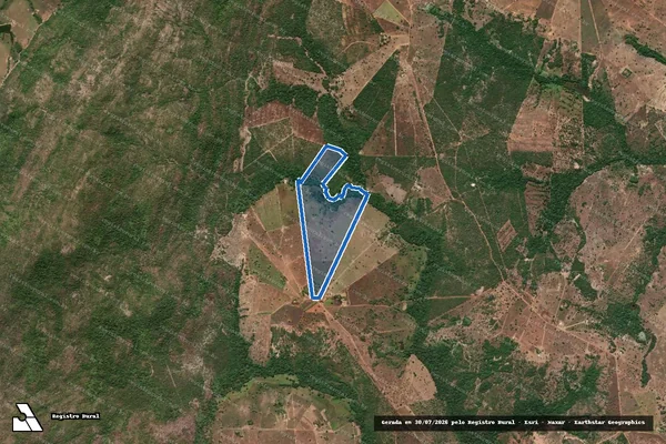 Imagem de satélite de Lote 60 - Projeto de Assentamento Salvador Allende - Gleba A em Porangatu - GO