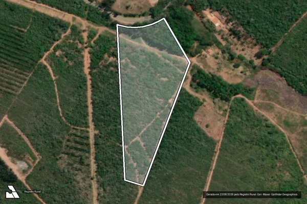 Imagem de satélite de Fazenda Córrego da Onça - Gleba 3 em Setubinha - MG